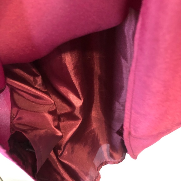 Forever 21 Burgundy Lace Neckline Dress with Pockets - Picture 5 of 7